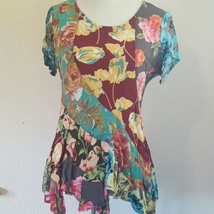 "IVY JANE" Floral Top - (M)